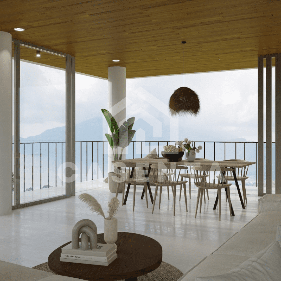 villa with view in kintamani bali