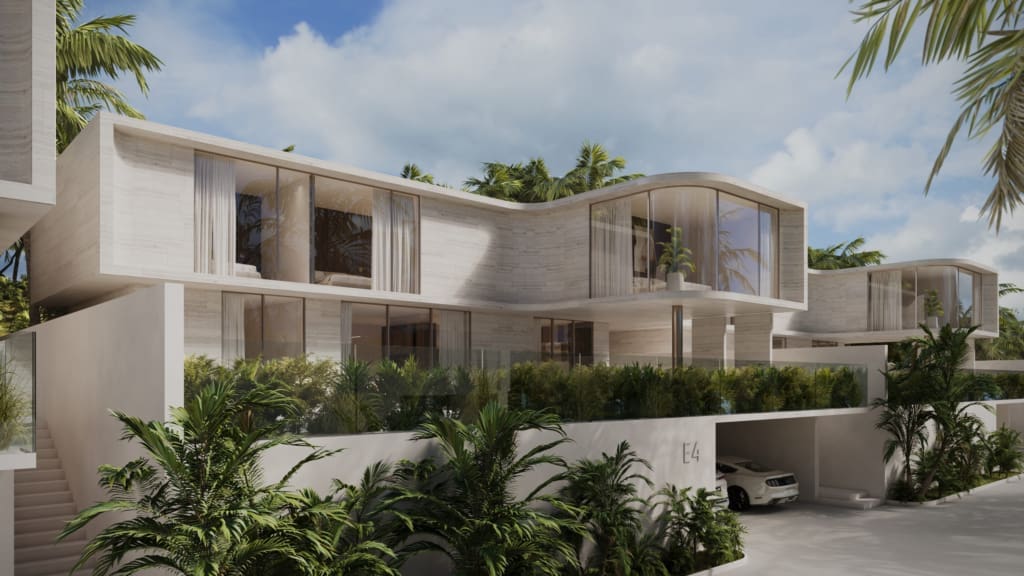 Stunning 4 bedroom villa in Bali for sale. Exclusive managed complex. High end European design and materials. Hotel-like service. Floor to ceiling windows. Pool and deck. Parking. Ocean views. Close to Melasti beach & ammenities.
