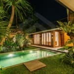 Outdoor area inside 3 bedroom family villa in Sanur