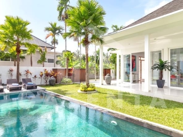 Outdoor area inside beautiful 3 bedroom villa in Ubud