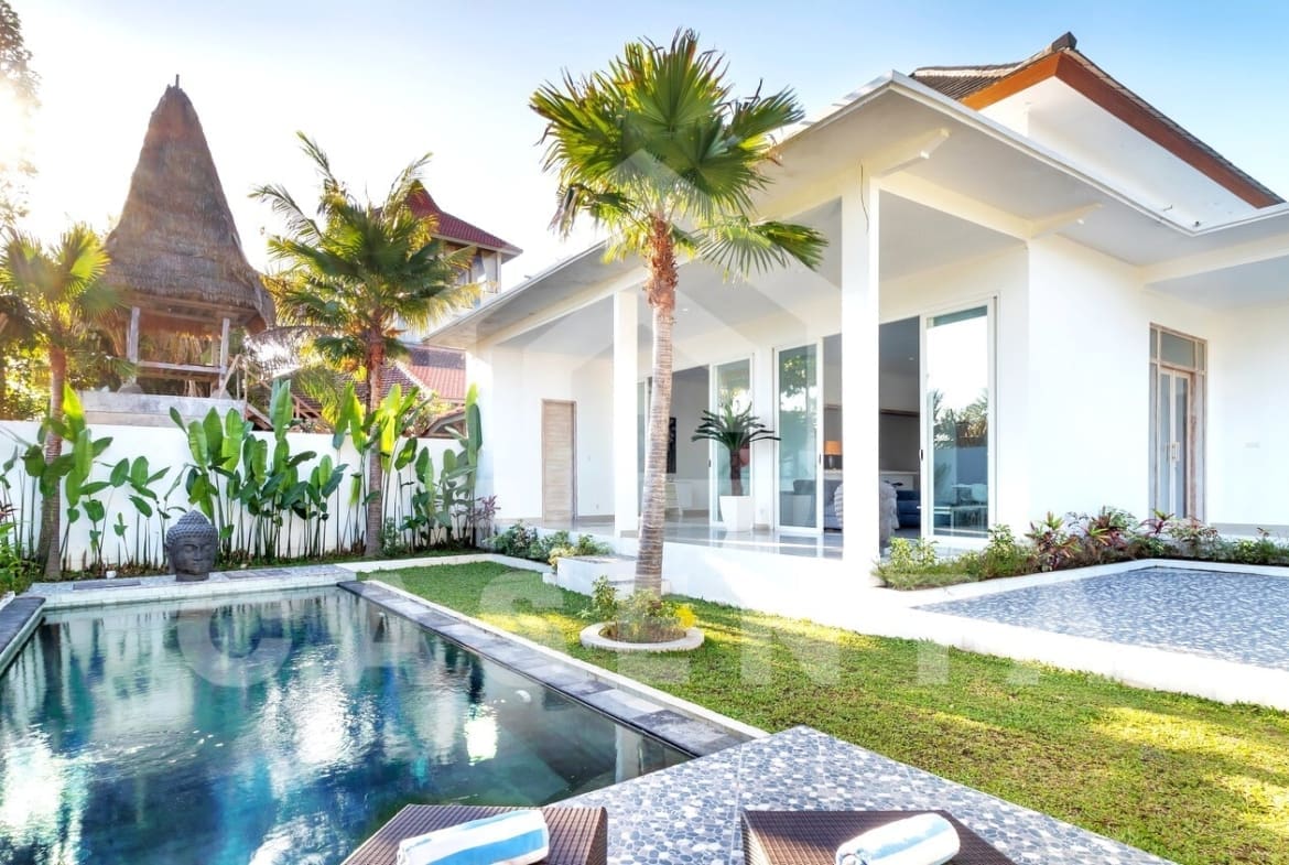 Outdoor area inside beautiful 3 bedroom villa in Ubud