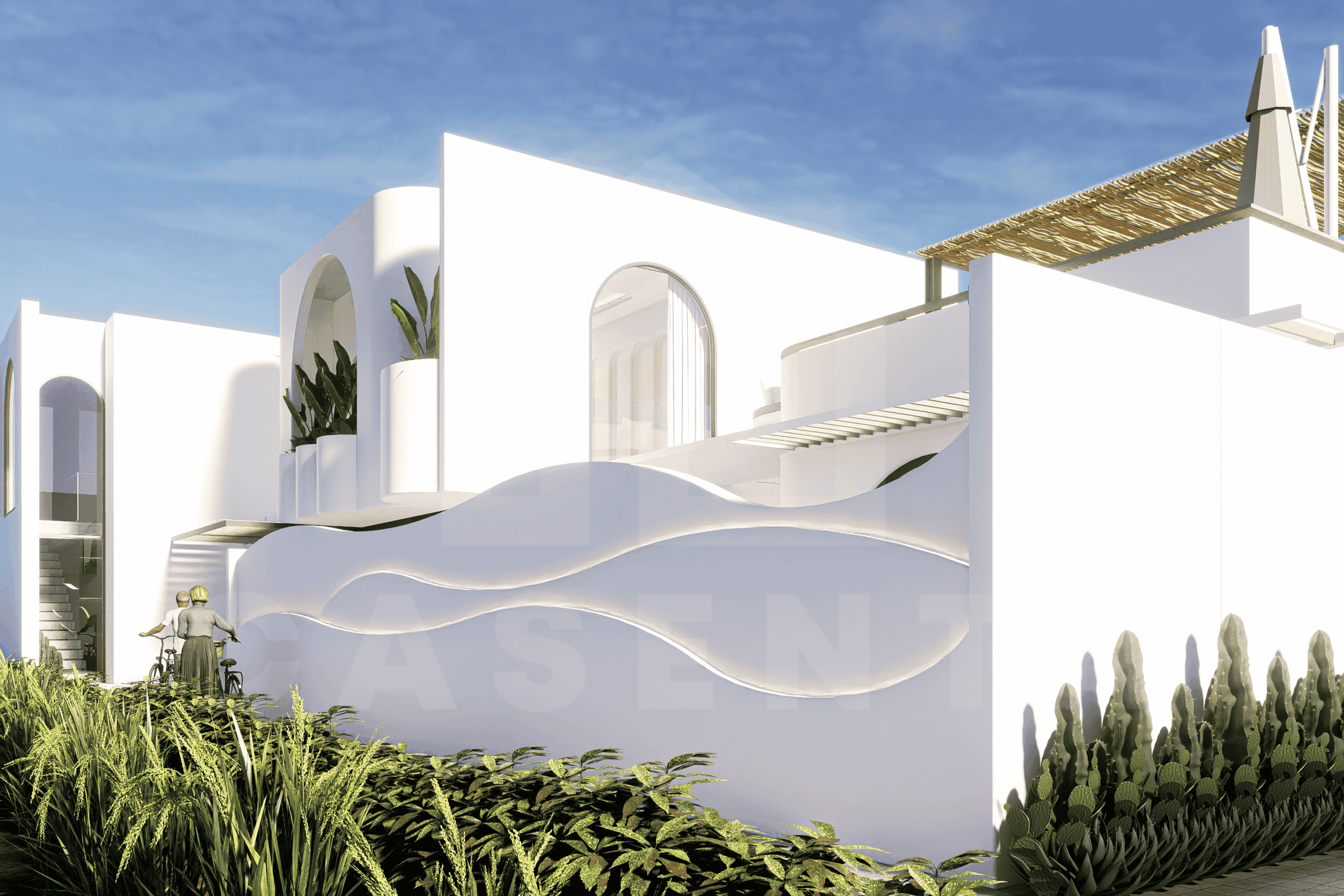 Facade of gorgeous 3 bedroom villa in Tumbak Bayuh