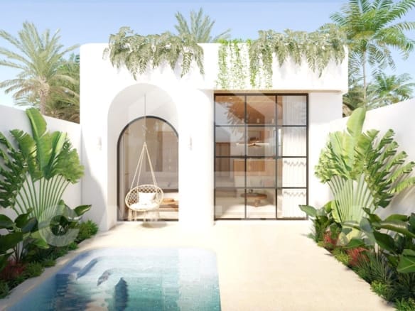 Facade of studio for investment in Ubud