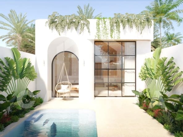 Facade of studio for investment in Ubud