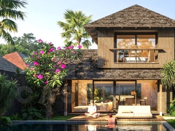 Outdoor area in 2 bedroom authentic Bali villa in Ungasan