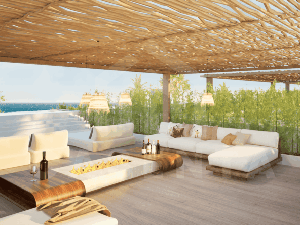 Rooftop terrace on top of exclusive apartment in Uluwatu