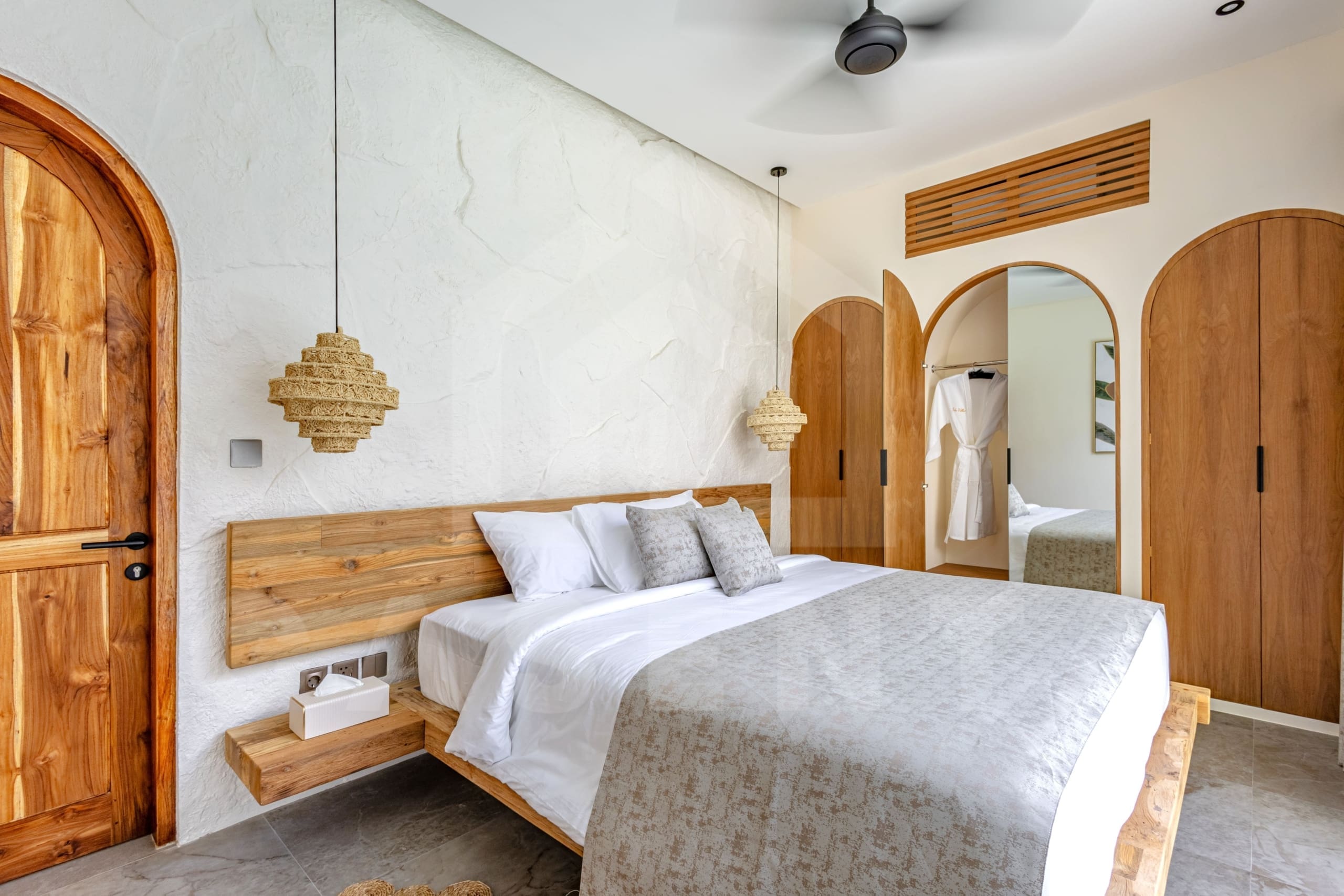 Bedroom inside exceptional villa in the heart of Balangan