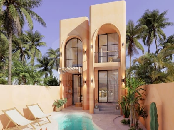 Facade of gorgeous 2 bedroom villa in Uluwatu