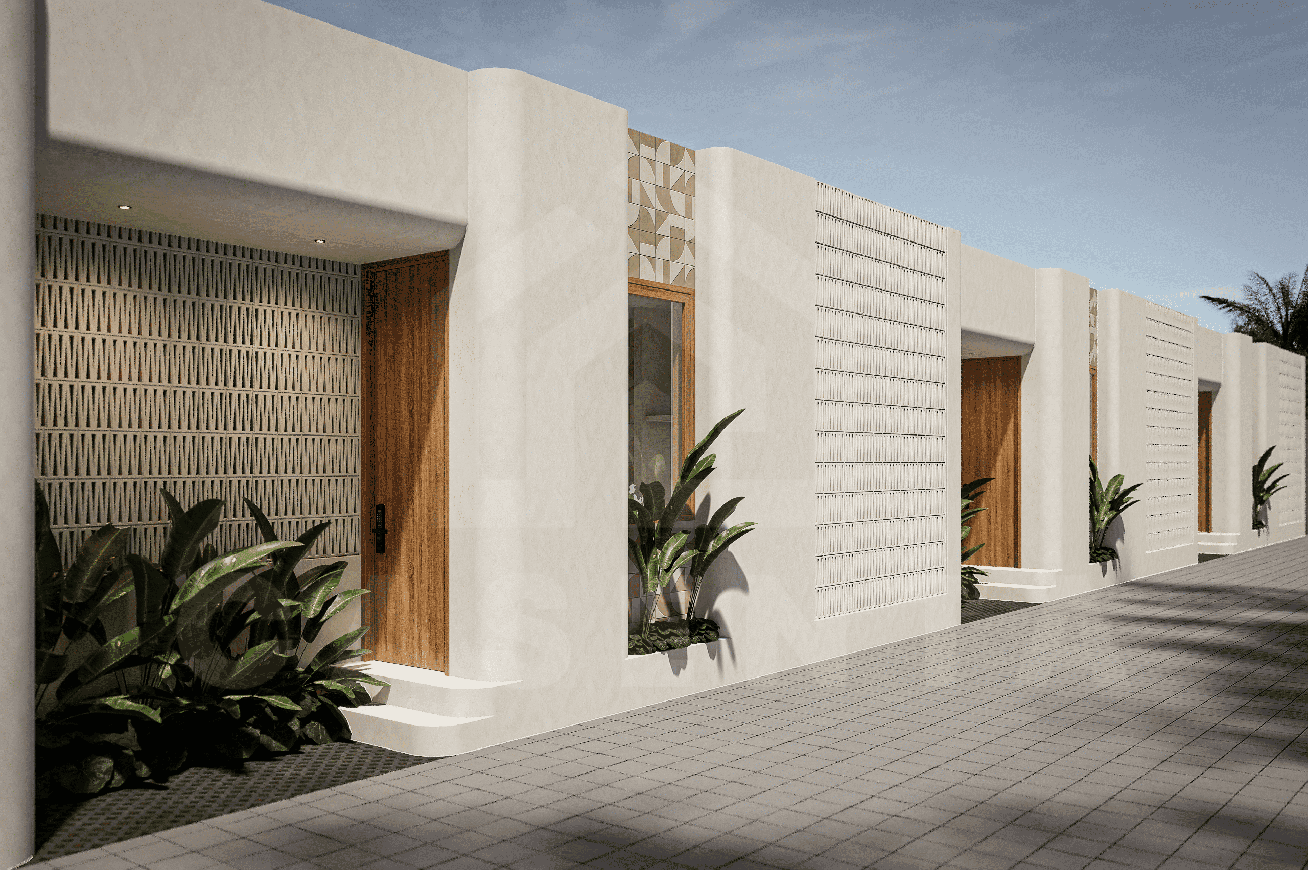 Facade of convenient 2 bedroom villa in Tumbak Bayuh