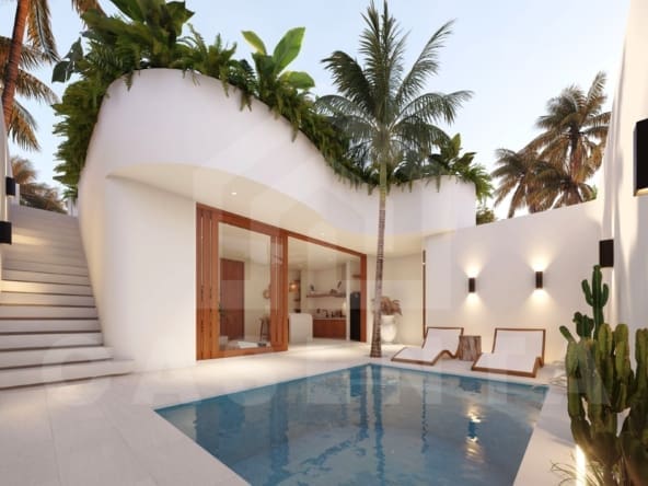 Private Balangan villa plunge pool with rooftop garden